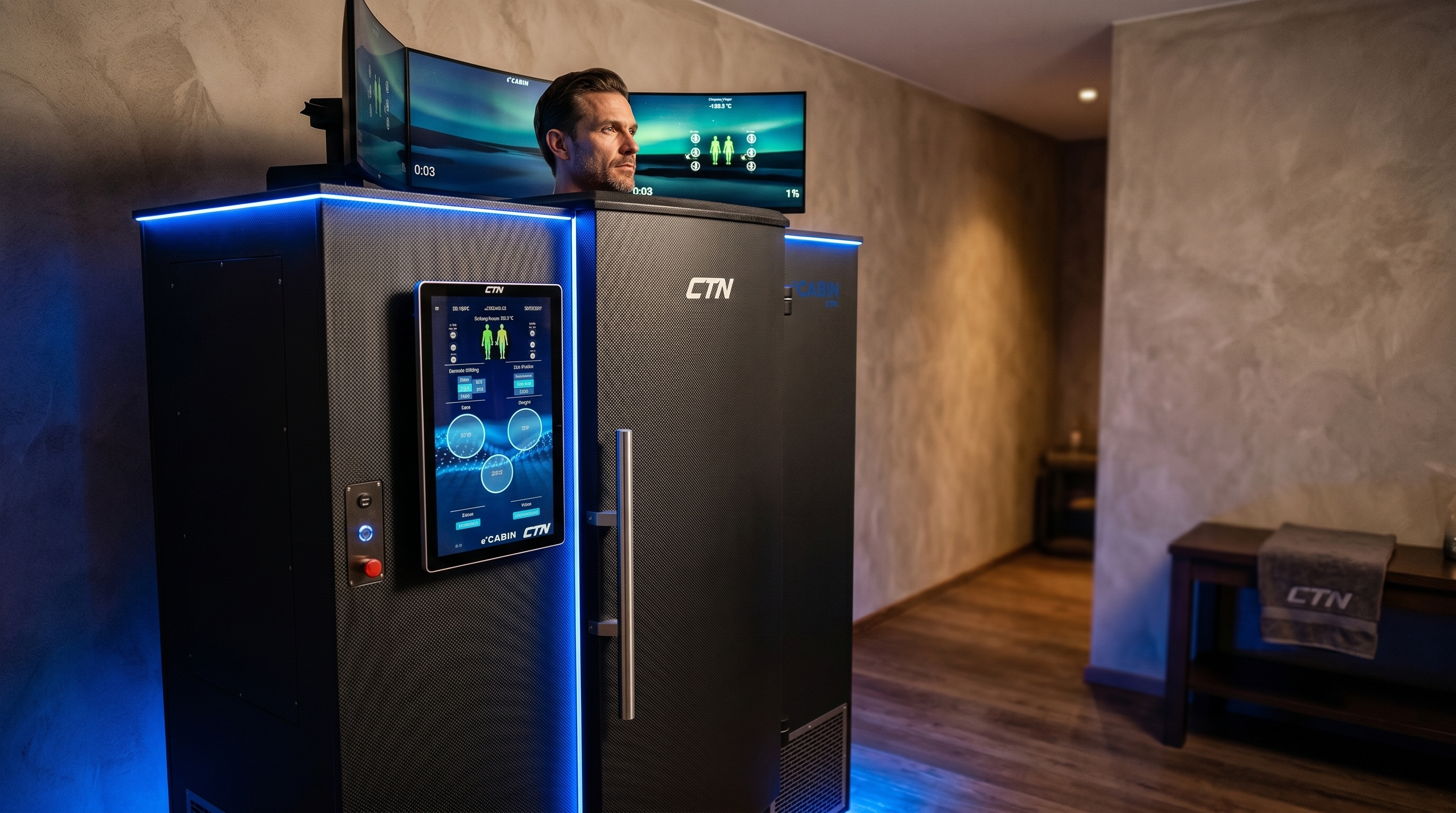 Whole body cryotherapy in action