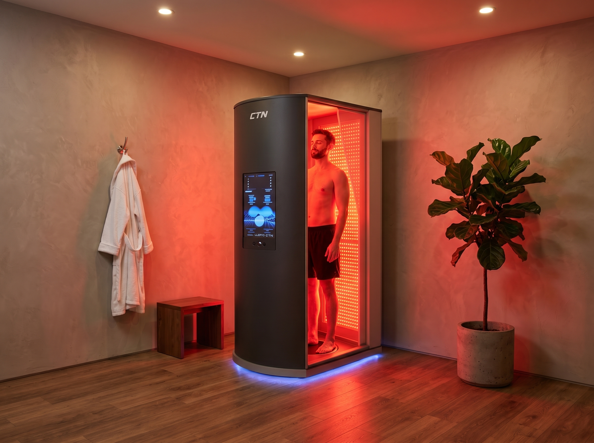 Red Light Therapy bed at RNR Lounge