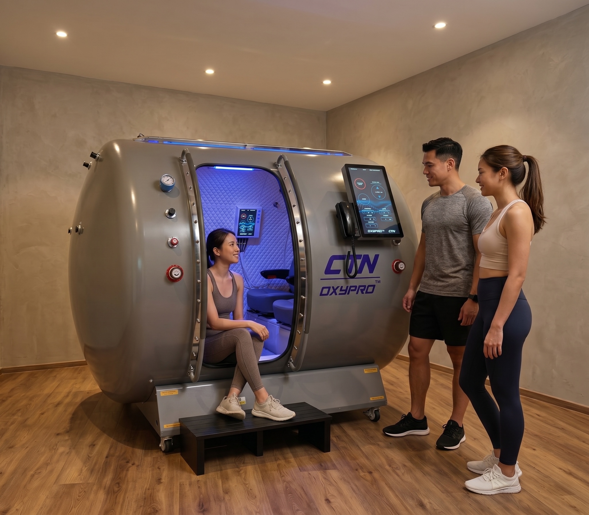 Mild Hyperbaric Oxygen chamber at RNR Lounge
