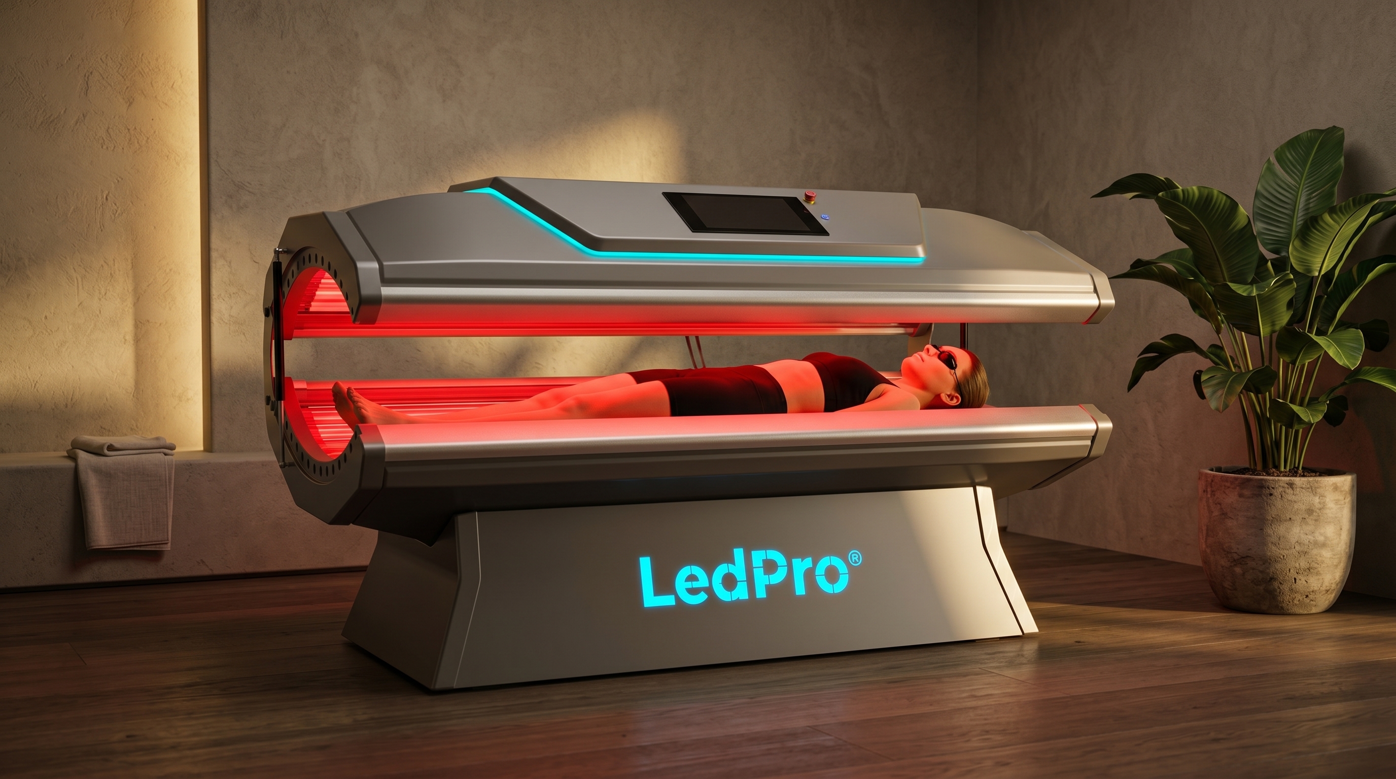 Red light therapy in action