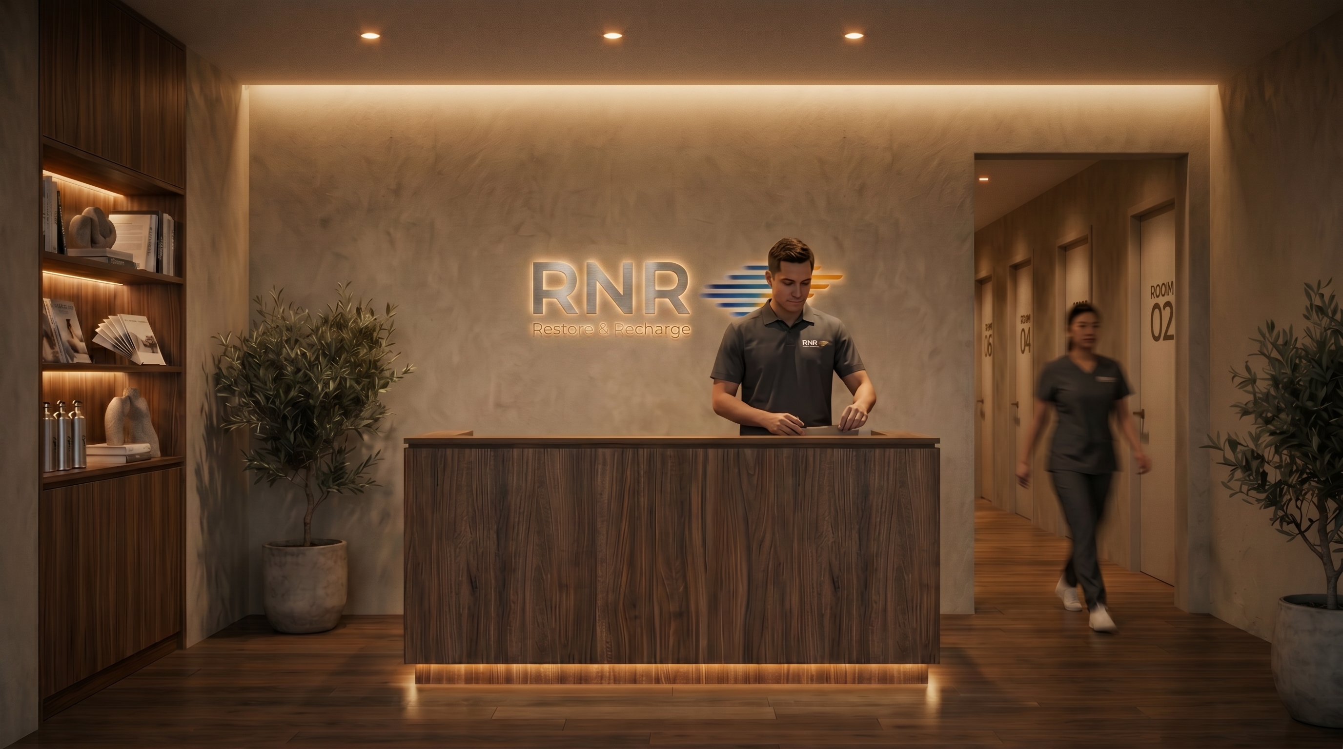 Inside a premium RNR lounge