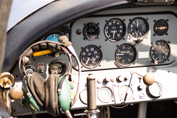 Instrument panel of a general aviation aircraft