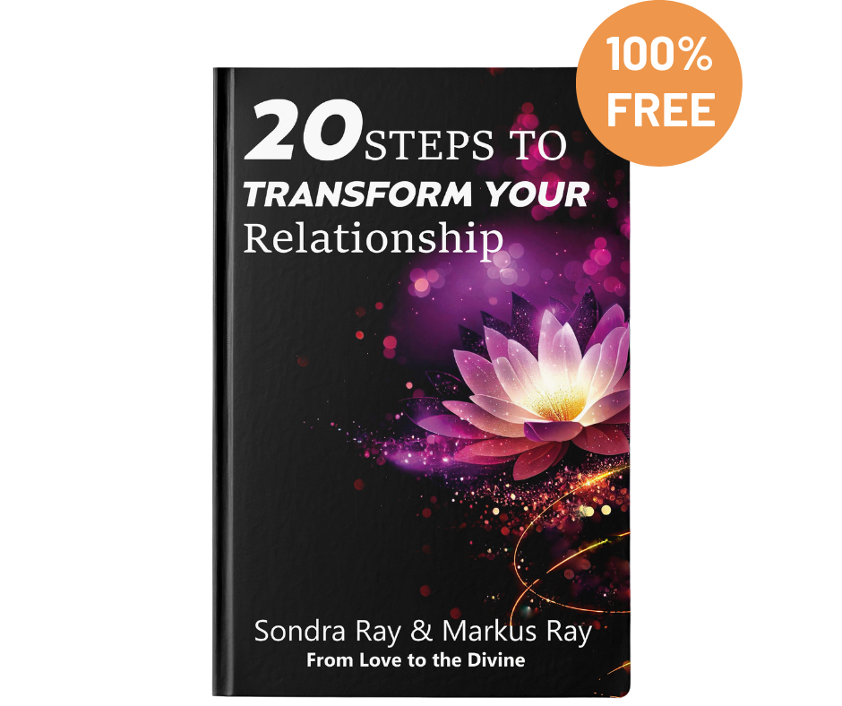 eBook cover: '20 Transformative Steps to Elevate Your Relationship,' offering keys to deeper connections through spiritual practices and divine friendship.