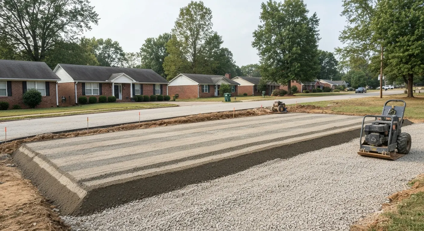 Driveway repair and material hauling