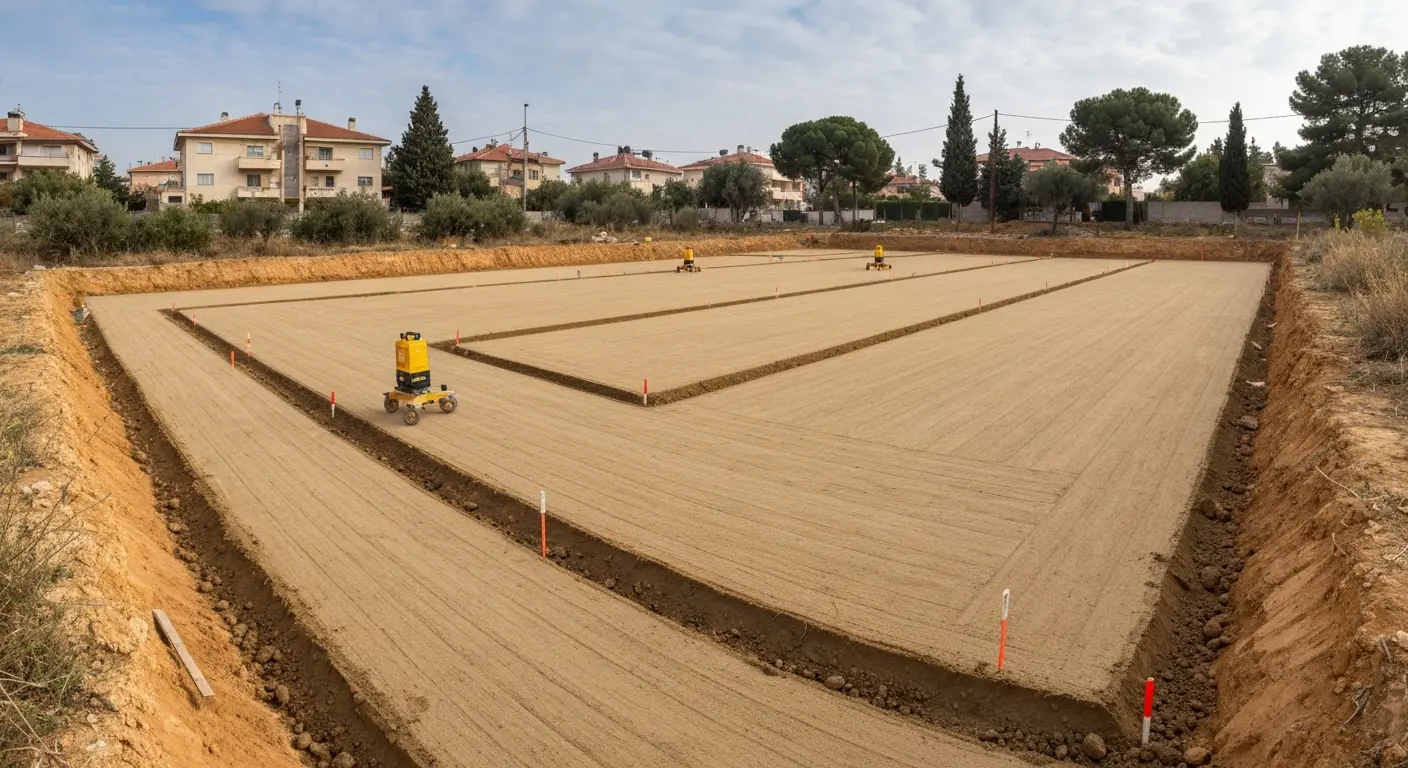 Site grading and preparation