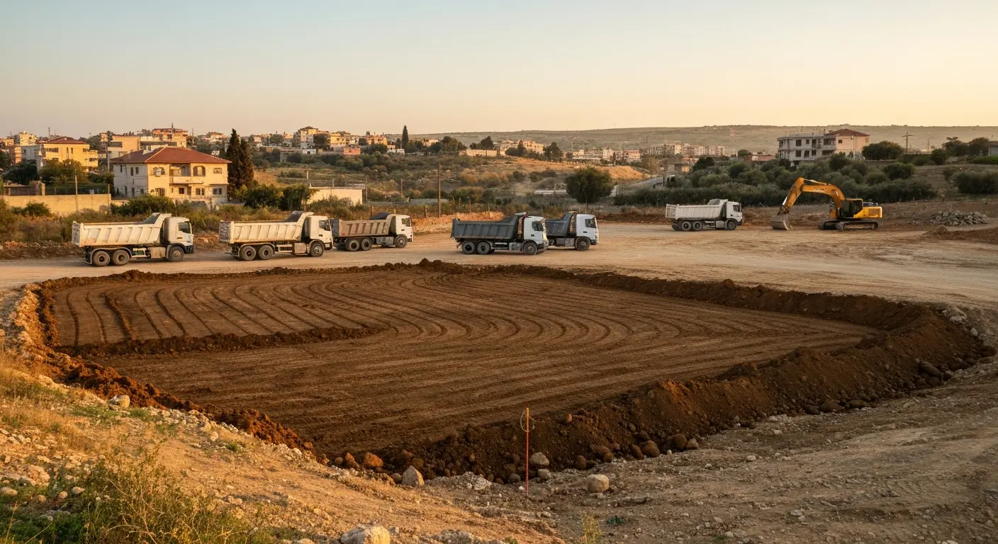 Material hauling and dirt work