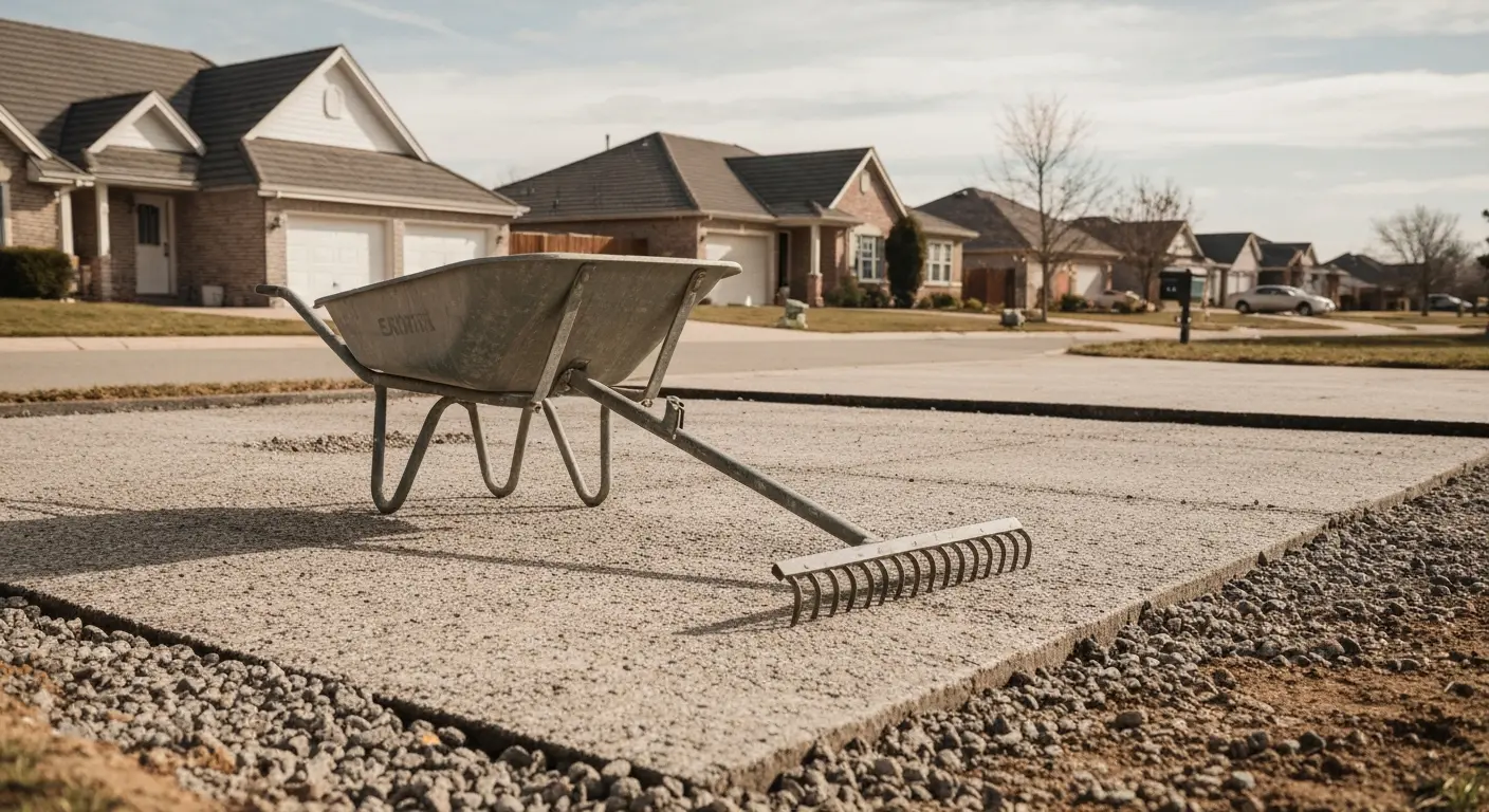 Driveway repair and material hauling