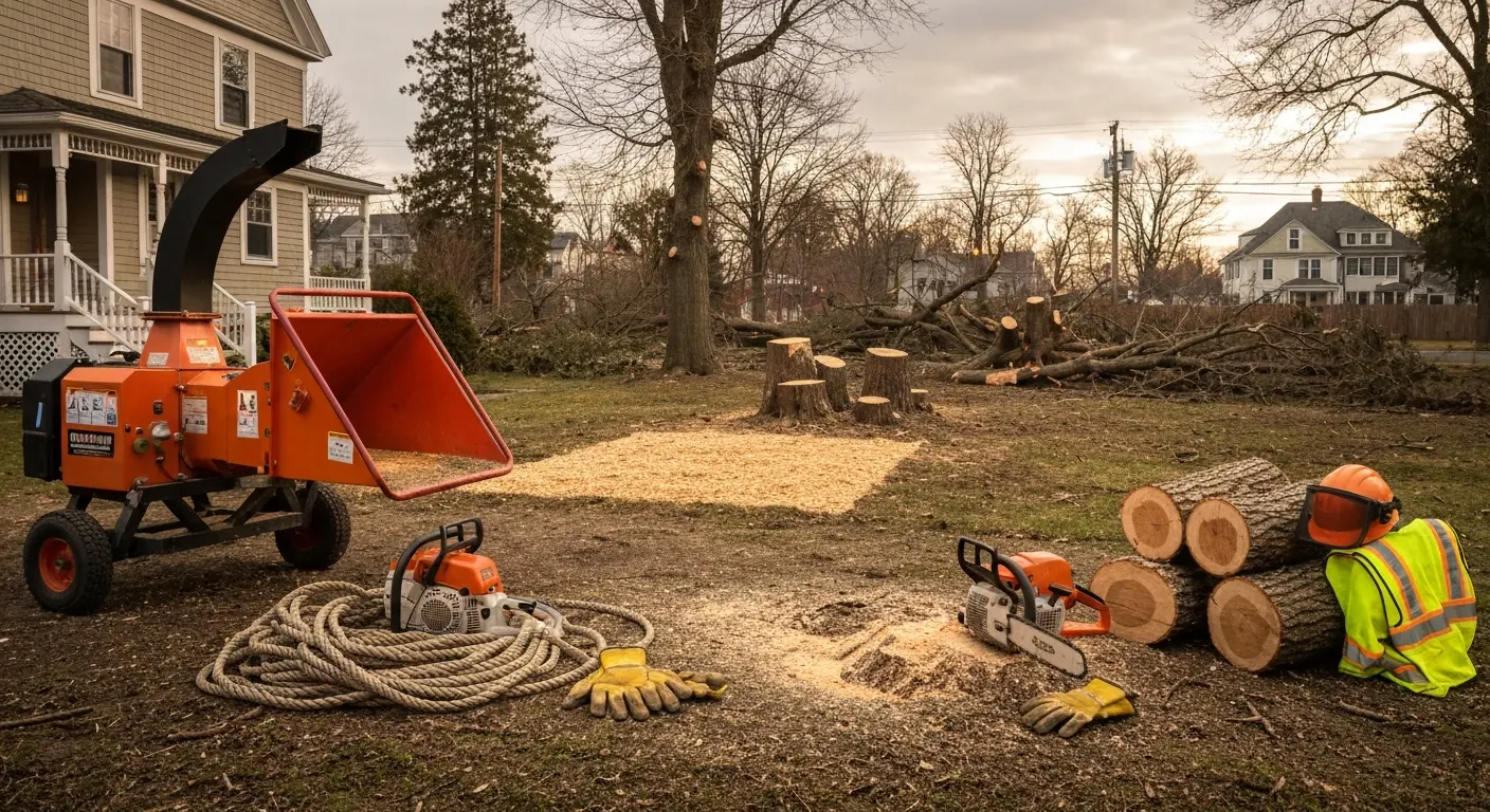 Storm damaged tree emergency removal Lebanon