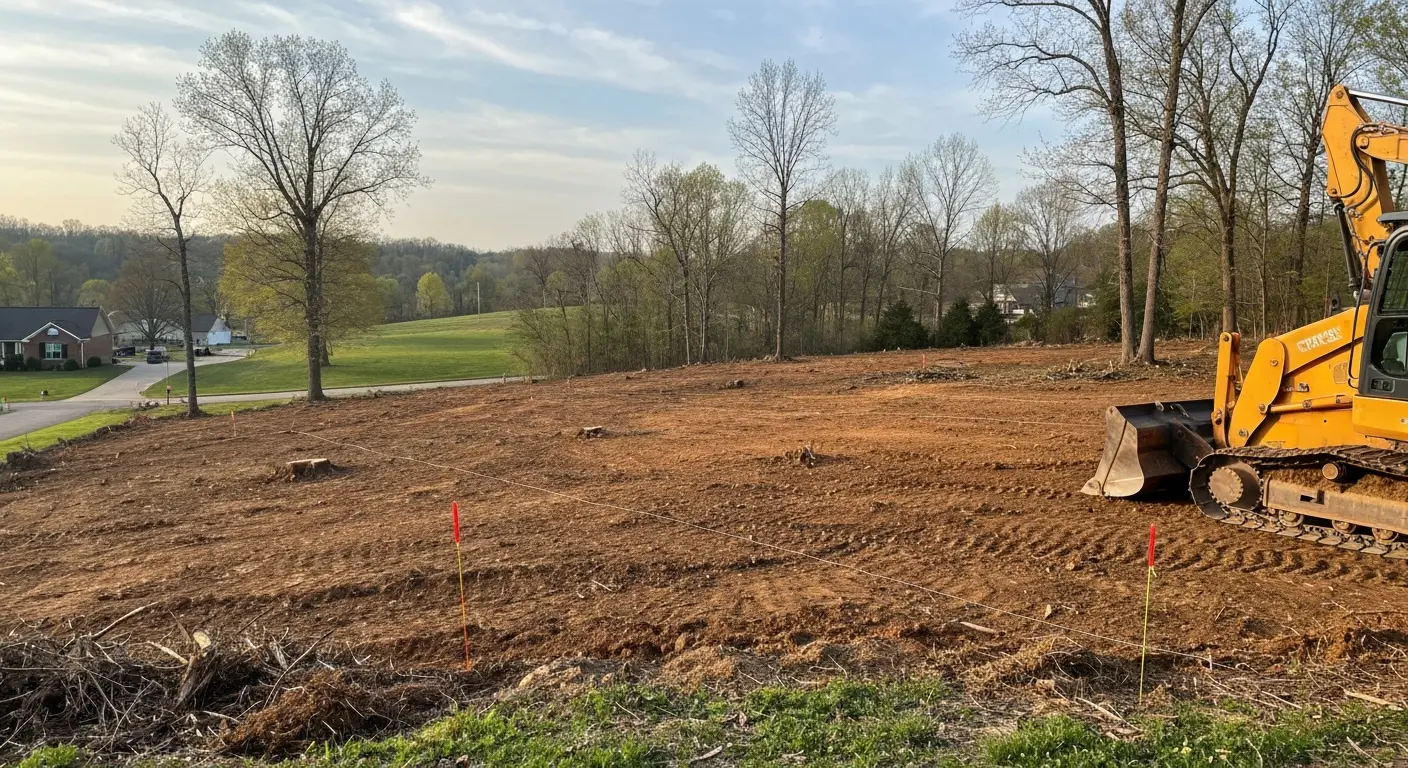 Site clearing and lot preparation Lebanon TN