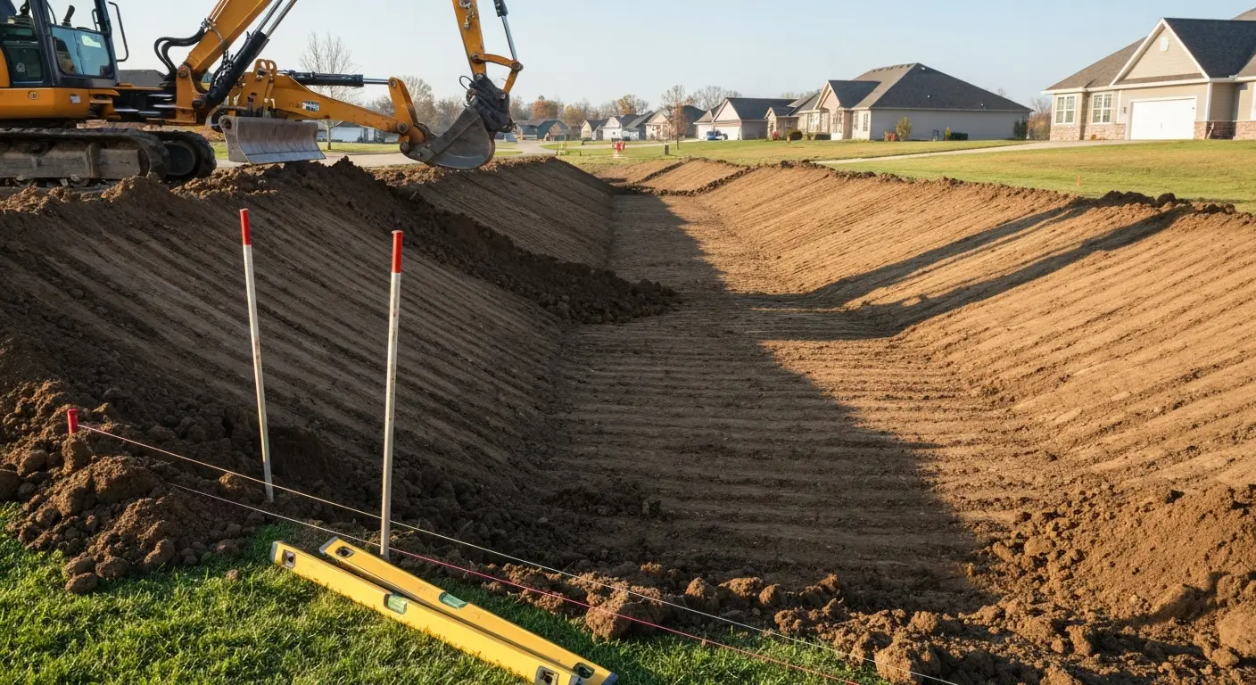 Grading and site preparation