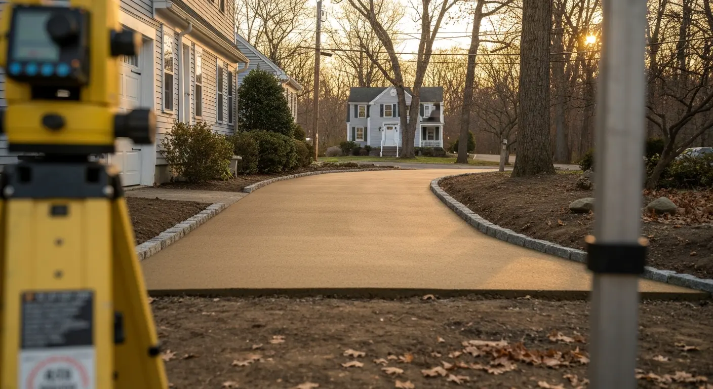 Driveway repair and regrading