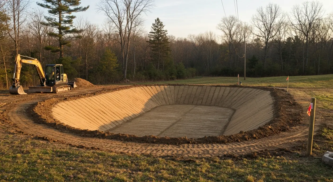 Pond construction and repair