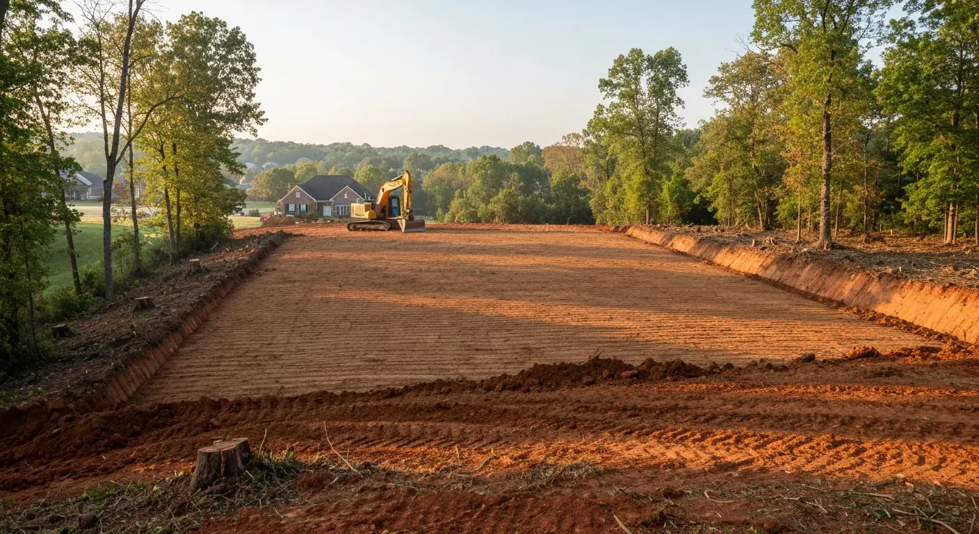 Land clearing and site grading