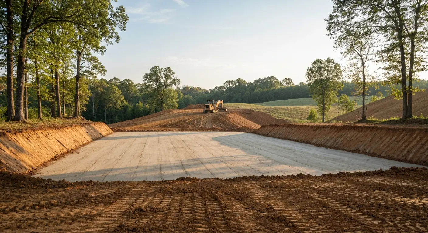Site excavation and grading work
