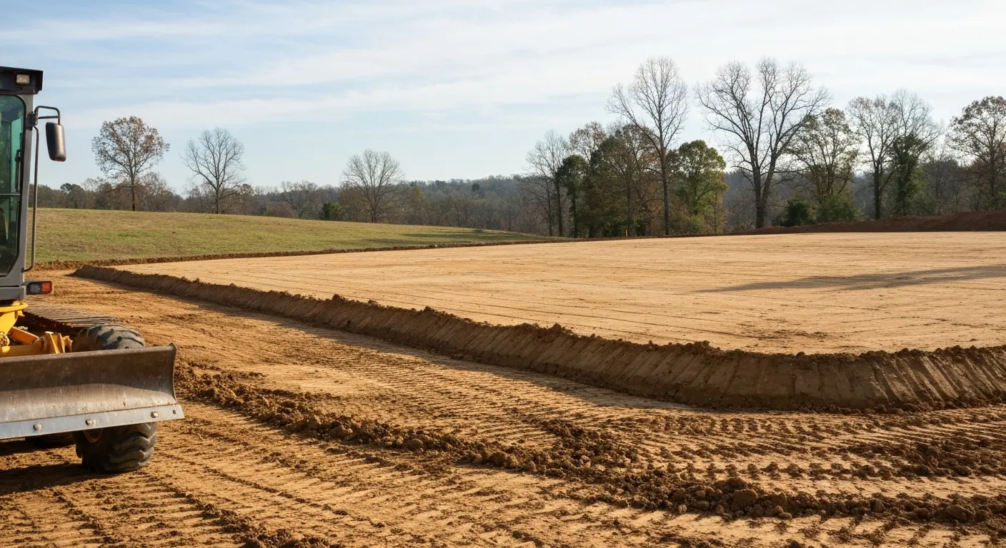 Site grading for new construction