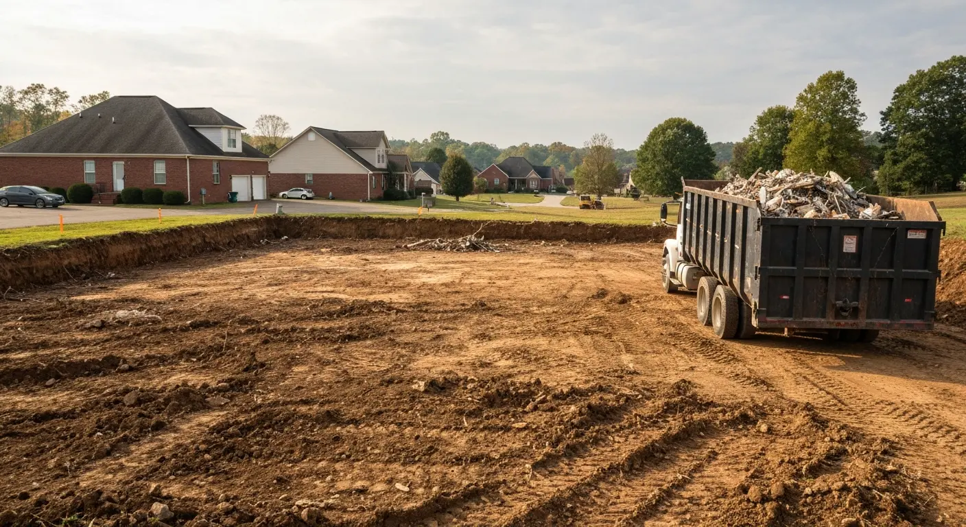 Demolition debris removal in Lebanon