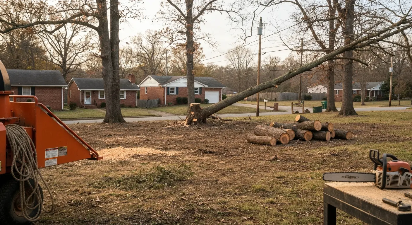 Hazardous tree removal in Lebanon TN