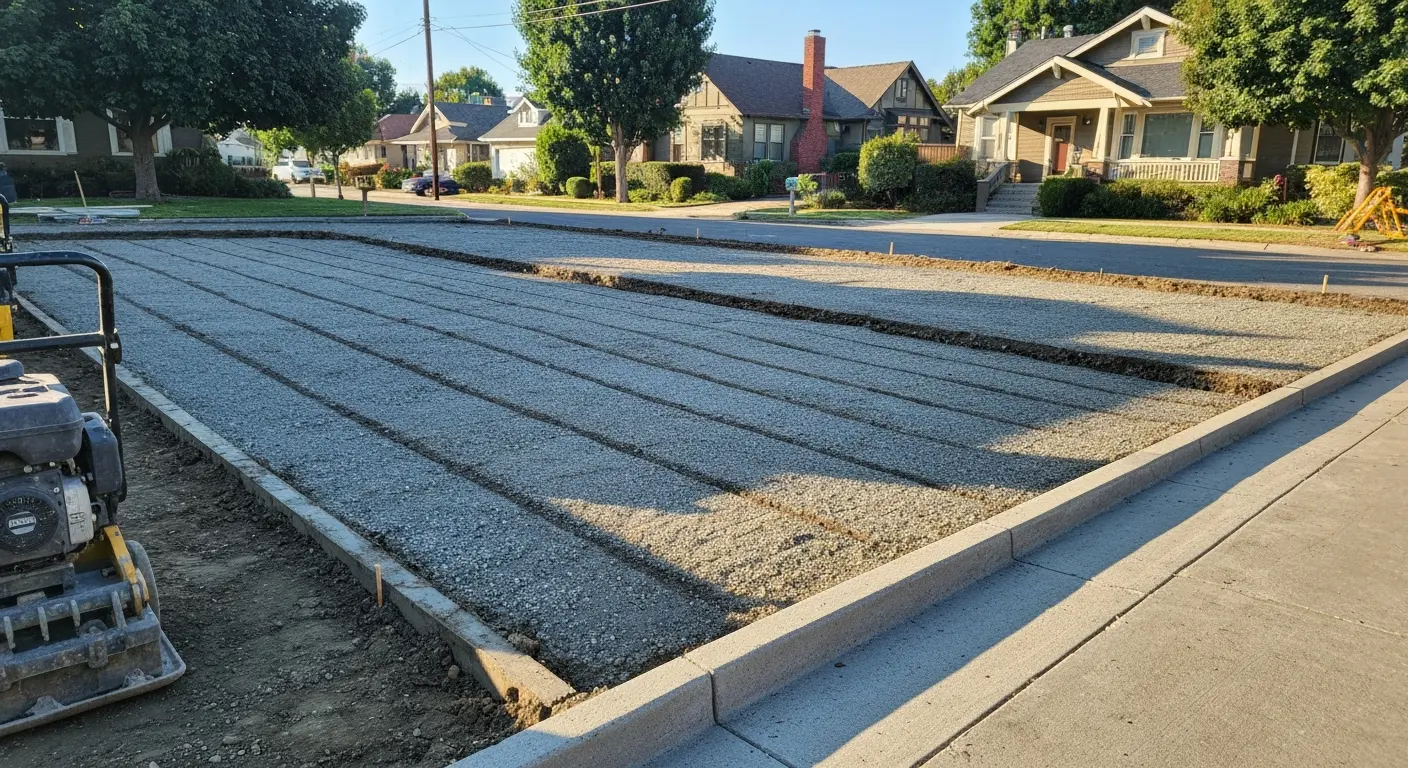 Driveway preparation and material hauling