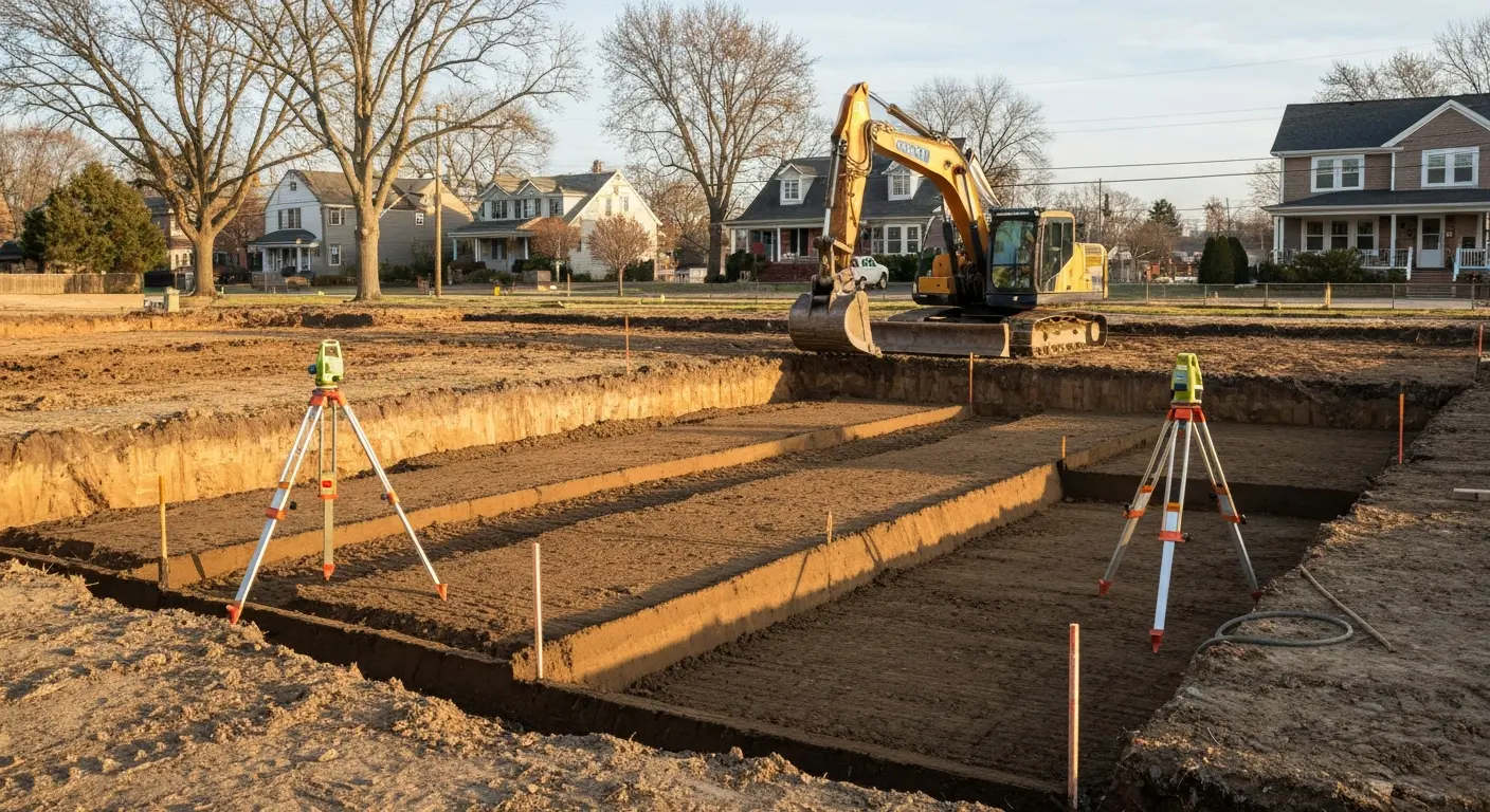Excavation site prep