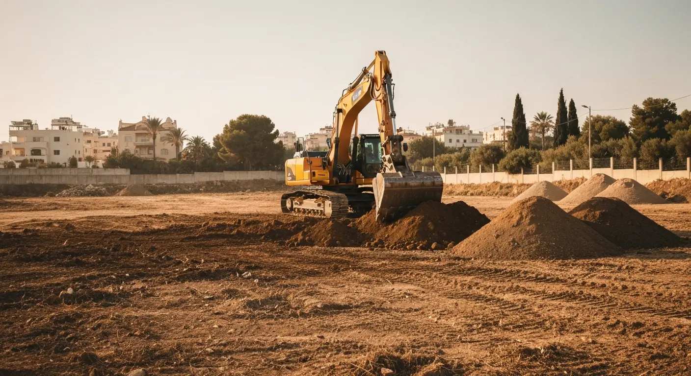 Land clearing and excavation project