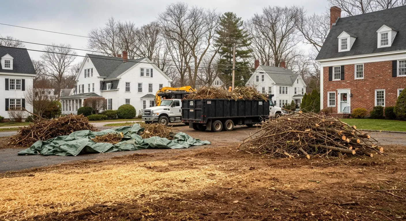Storm damage clearing