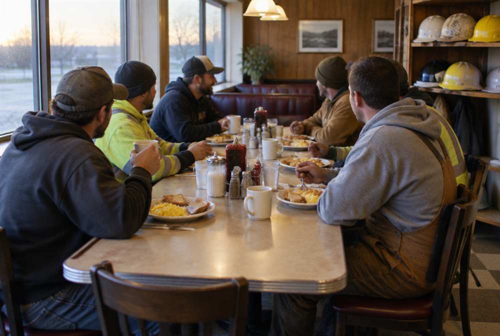 Members sharing a breakfast table
