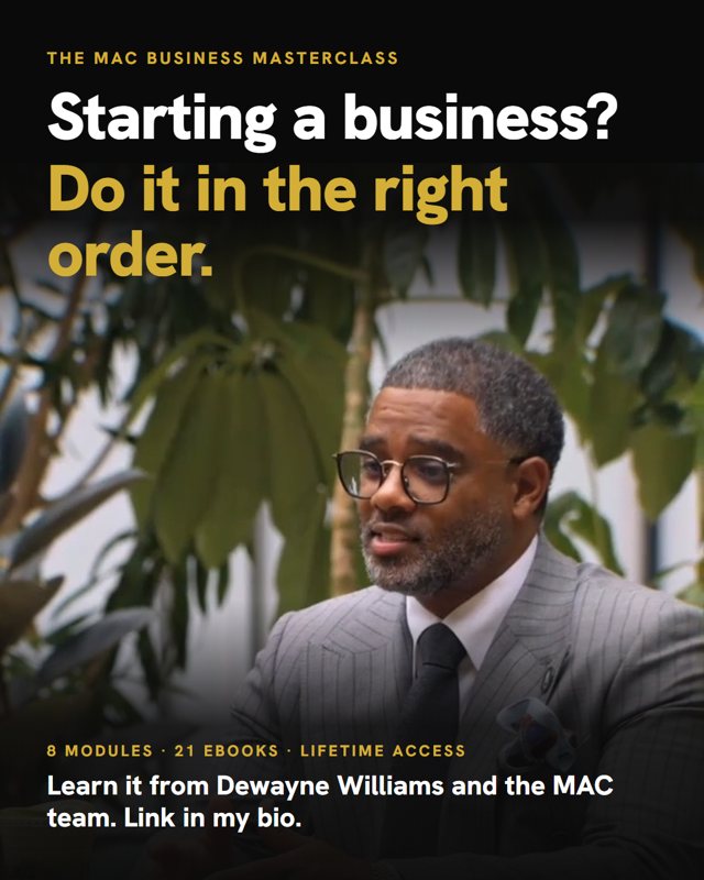 Starting a business? Do it in the right order.
