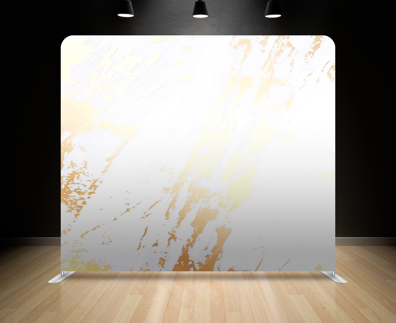 Wedding Gold & White Marble