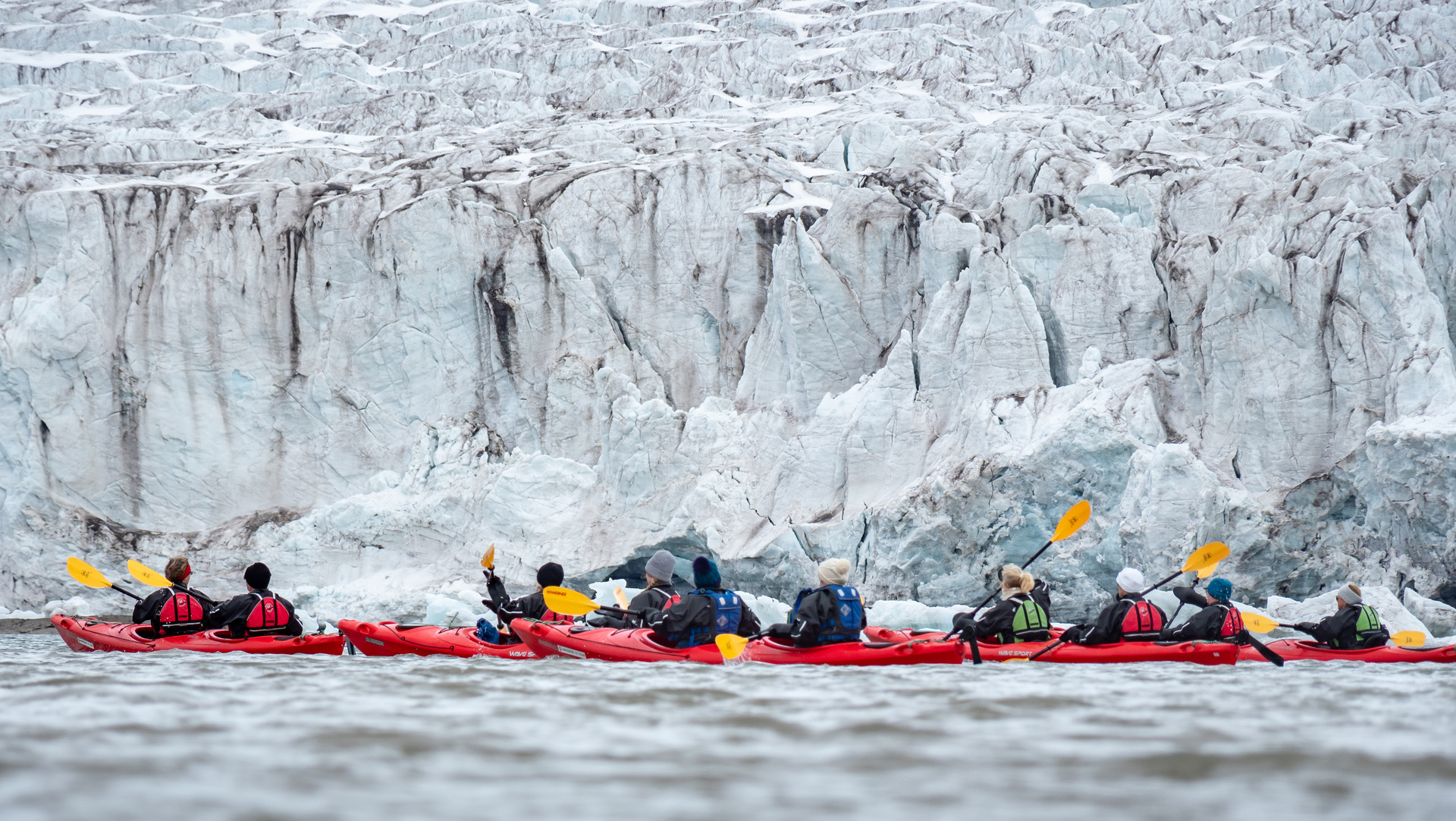 Svalbard glacier landscape