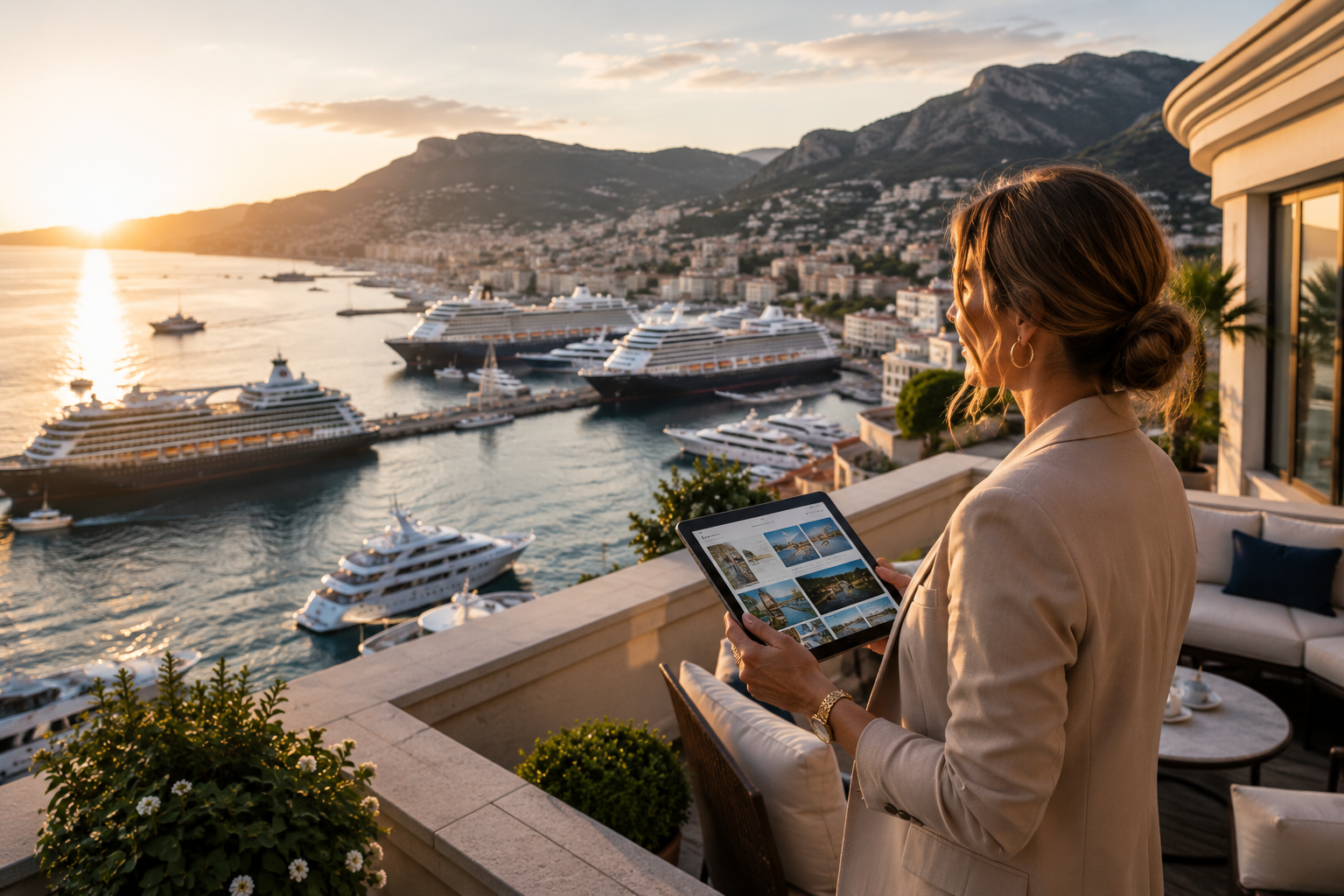 Business growth discussion for luxury travel advisors