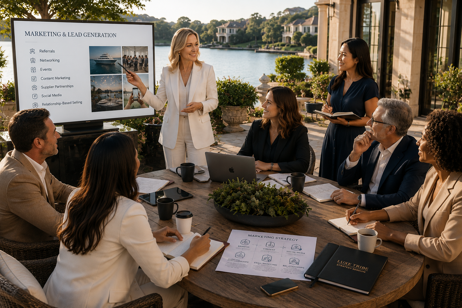 Leadership discussion for travel business owners