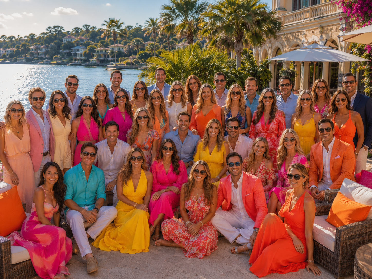 Bold and bright colors dress code for final day