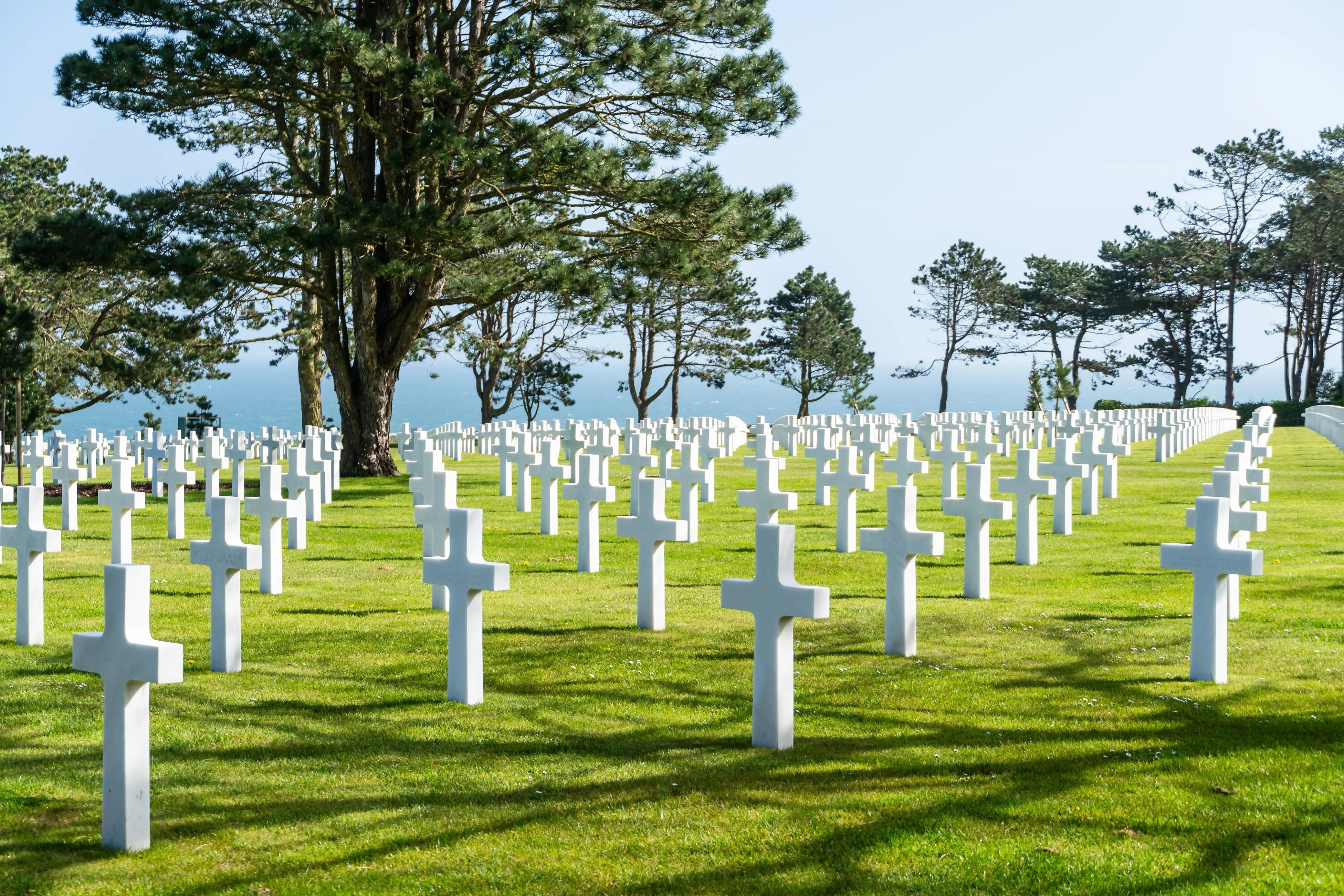 Normandy coast and Landing Beaches region