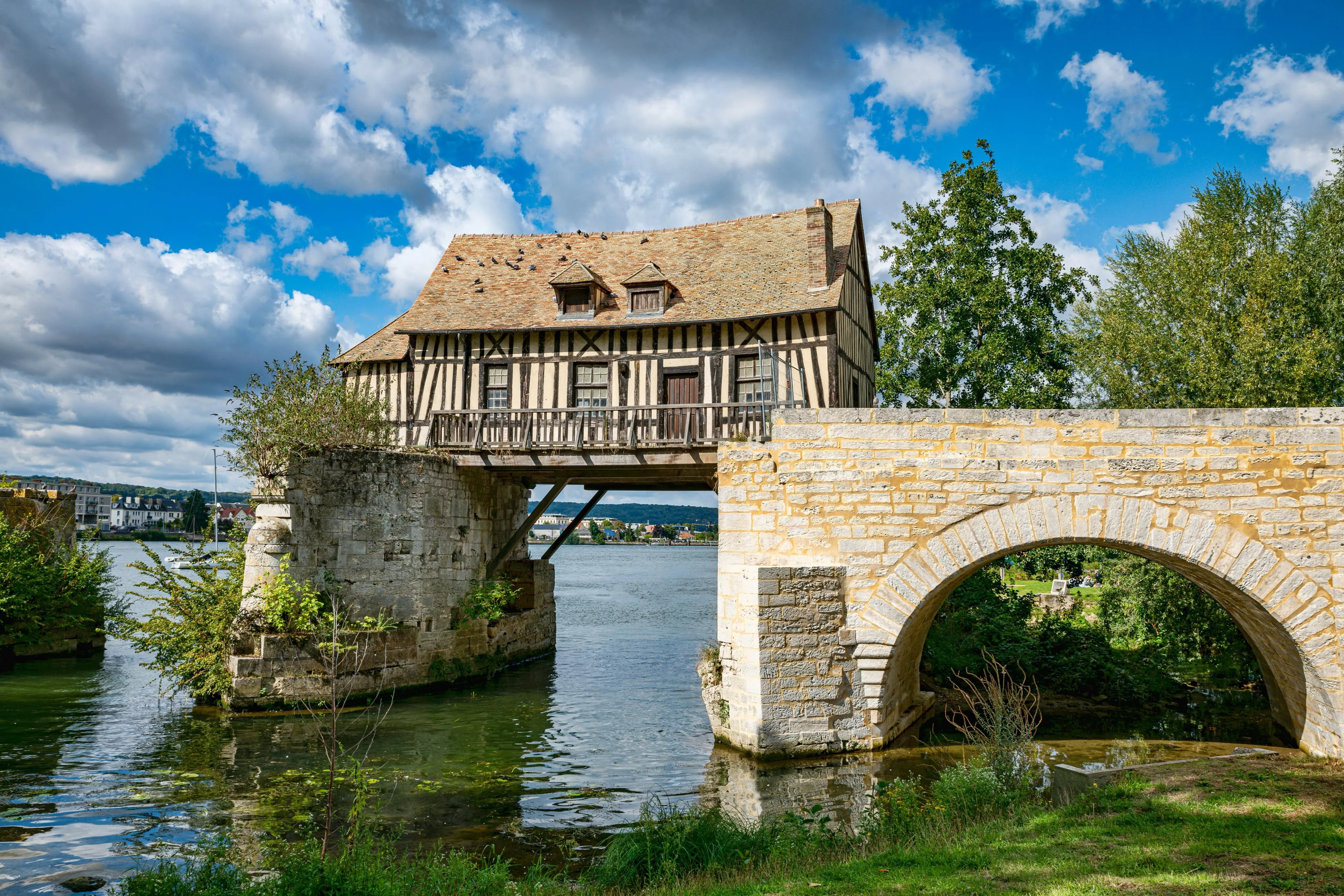 Vernon and the Normandy countryside near Giverny