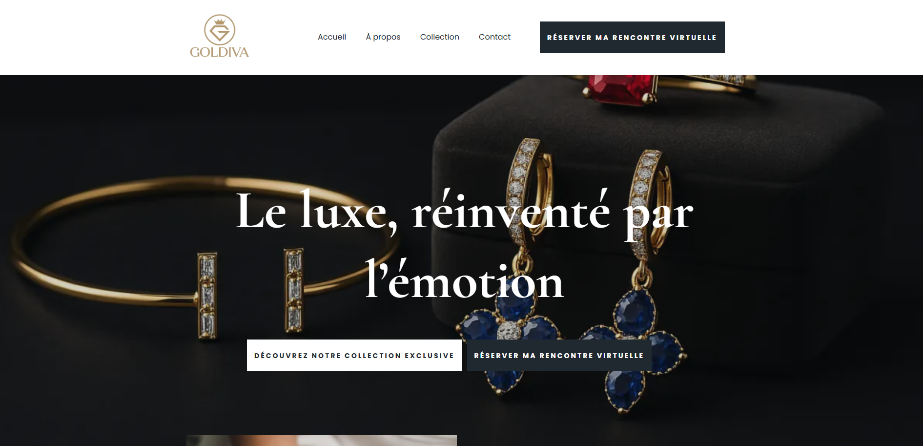 Goldiva Joaillerie - Site web