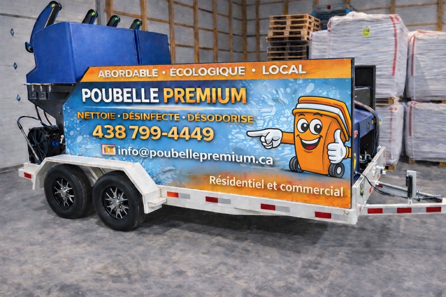 Bac de recyclage propre Poubelle Premium