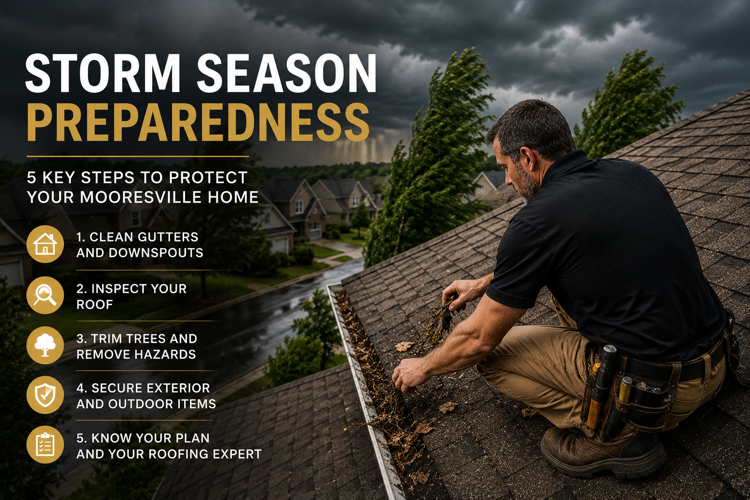 Storm season preparedness in Mooresville