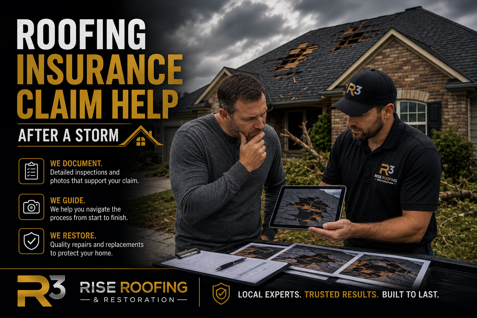How to Navigate a Roofing Insurance Claim After a Storm