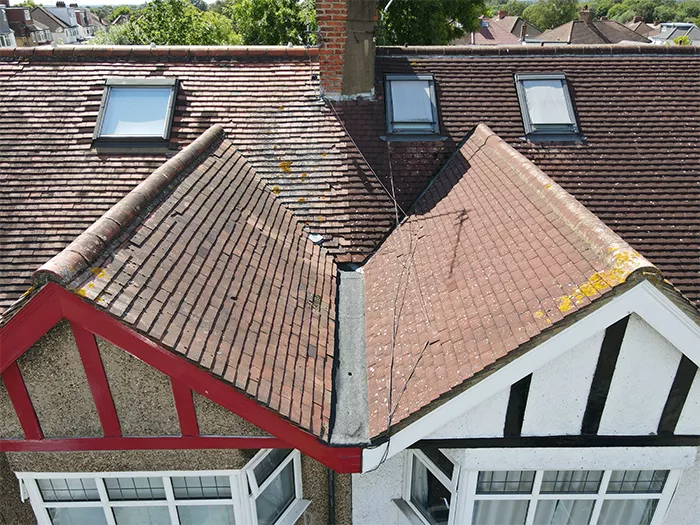 Roof image taken by drone