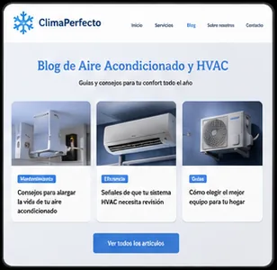Blog article layout