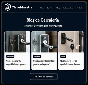 Blog article layout