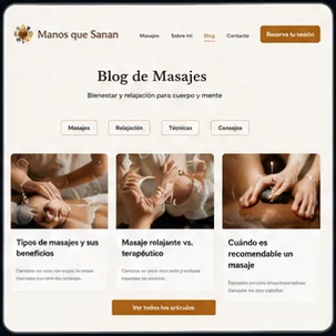 Blog article layout