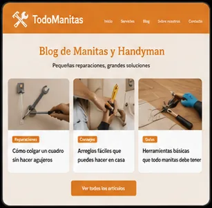 Blog article layout