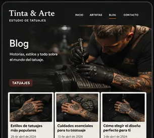 Blog article layout