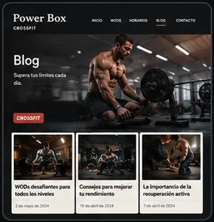 Blog article layout
