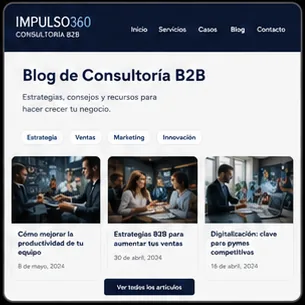 Blog article layout