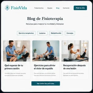Blog article layout