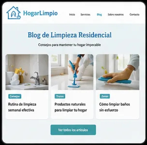Blog article layout
