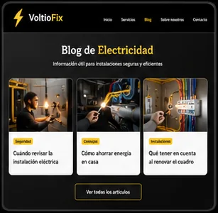 Blog article layout
