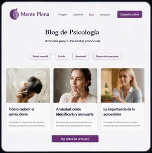 Blog article layout
